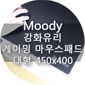 유리 마우스패드 써봤더니 진짜 달랐던 이유, Moody 무디 유리패드 실사용 후기