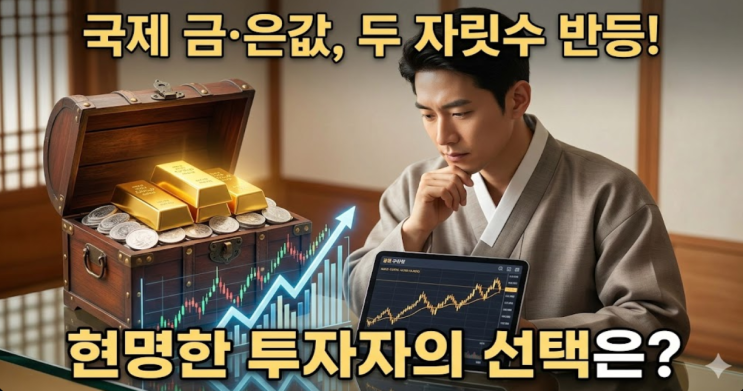  국제 금·은값, 저점 찍고 두자릿수 반등! 현명한 투자자의 선택은요