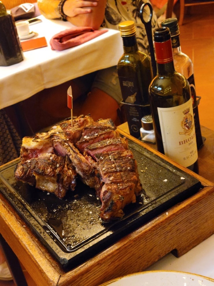  피렌체 맛집 달오스떼 후기 :: 티본스테이크, 가격, 메뉴, 예약, 지점