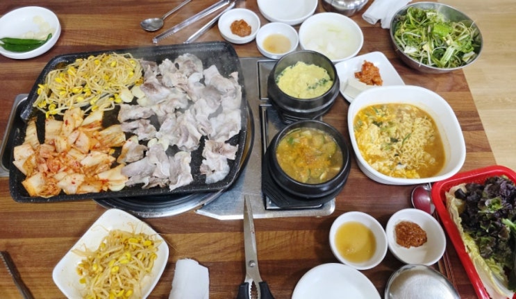  [장유]가성비 최고 장유 대패삼겹살 맛집 '진주식육식당'