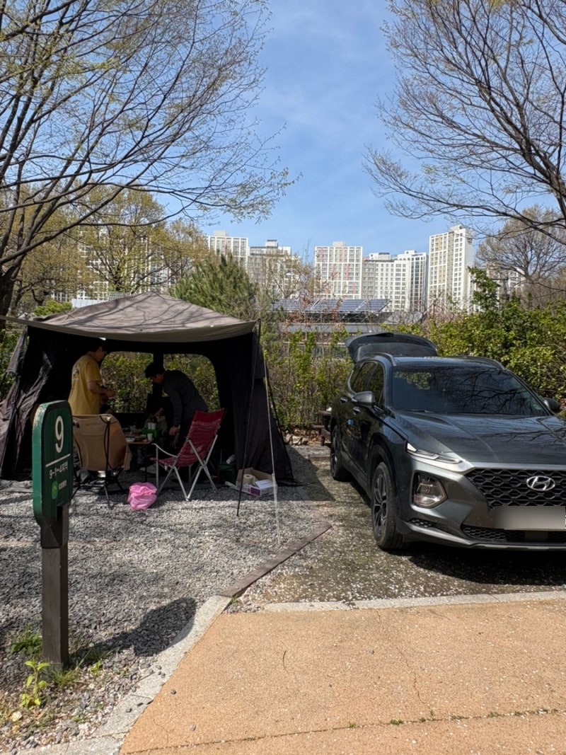 중랑숲캠핑장 감성바베큐 가족캠핑 후기