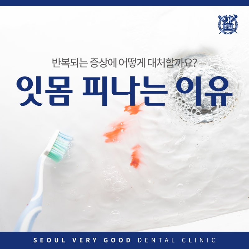 잇몸 피나는 이유, 반복되는 증상에 어떻게 대처할까요?