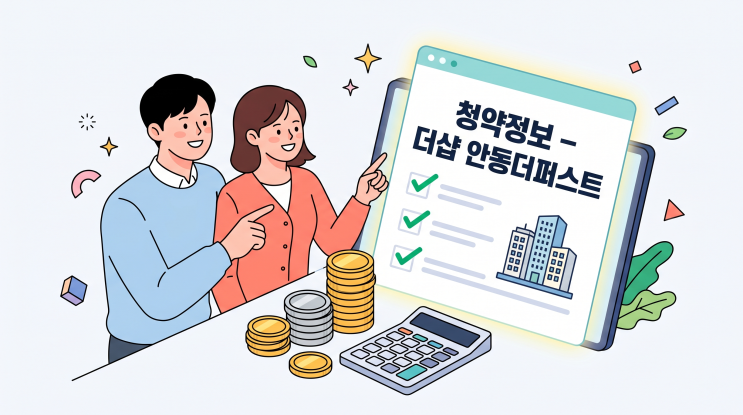   더샵 안동더퍼스트 청약 완전정리 | 일정·분양가·자격 한눈에 보기