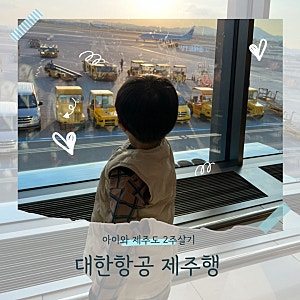 [아이와제주도2주살기] 항공기 예약편 대한항공 마일리지로 예매 프레스티지석 대기예약까....