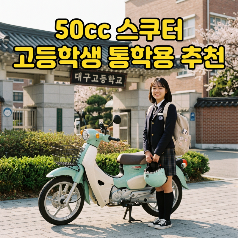 50cc 스쿠터 추천, 고등학생 통학용 가성비 모델 고르는 법 진짜 핵심만