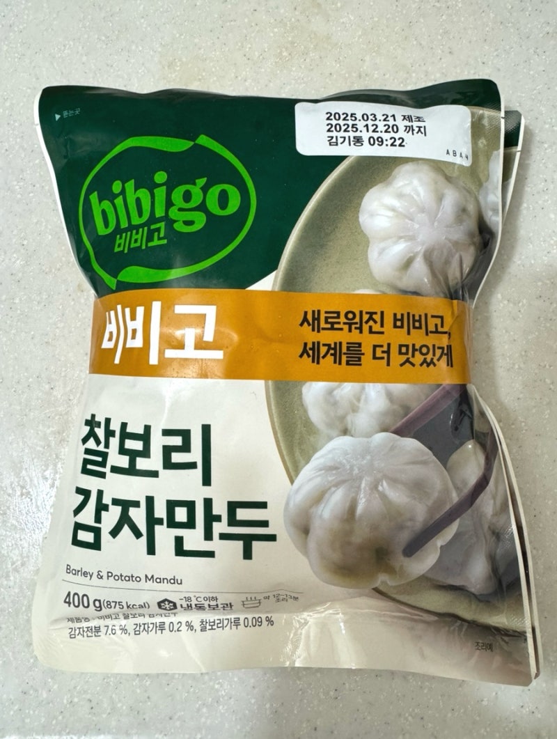 비비고 찰보리 감자 만두 400g
