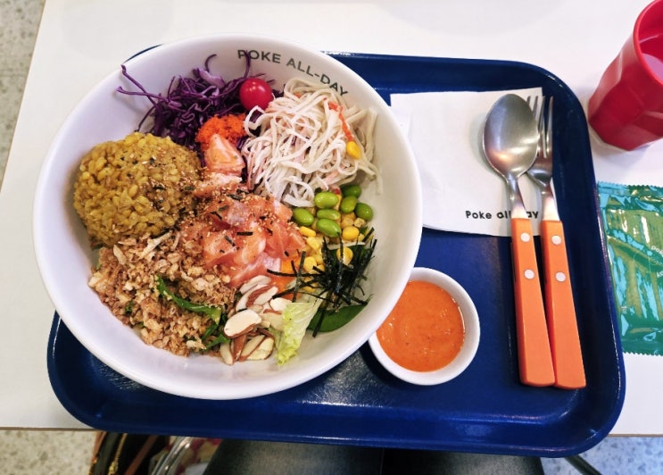  포케올데이 창원 상남점 반려동물도 함께 입장 가능한 상남동 포케 맛집
