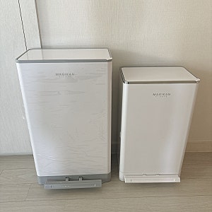 기저귀 휴지통 매직캔 21리터 27리터 비교