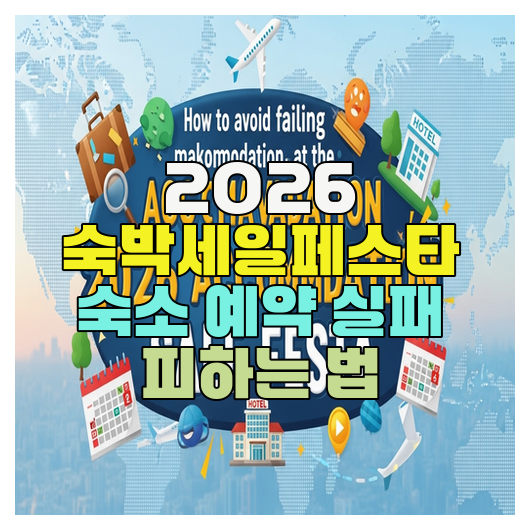  2026 숙박세일페스타 숙소 예약 실패 피하는 법