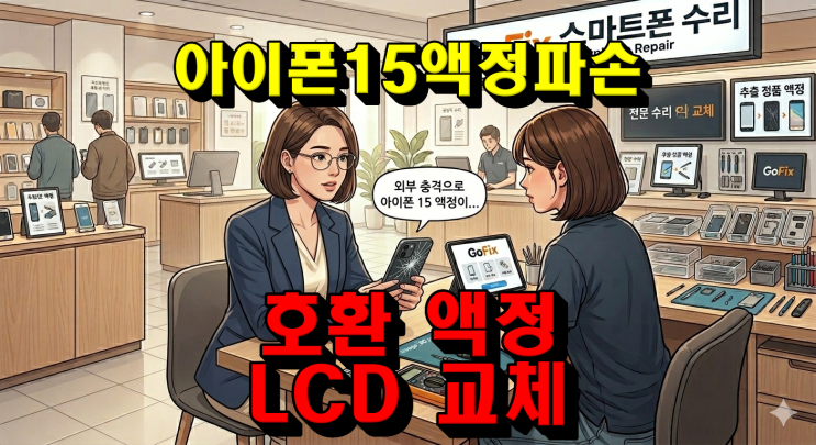  [상도동/동작구] 아이폰 15 액정 파손에 페이스 아이디까지 불량?! 수리 엔지니어가 공개하는 아이폰15 액정교체 수리 후기 