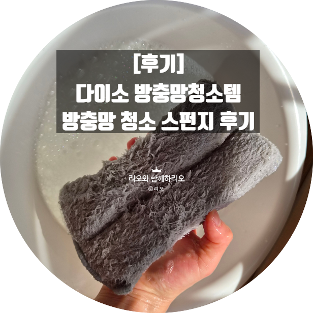 [다이소 방충망 청소] 다이소 방충망 스펀지 페인트 붓