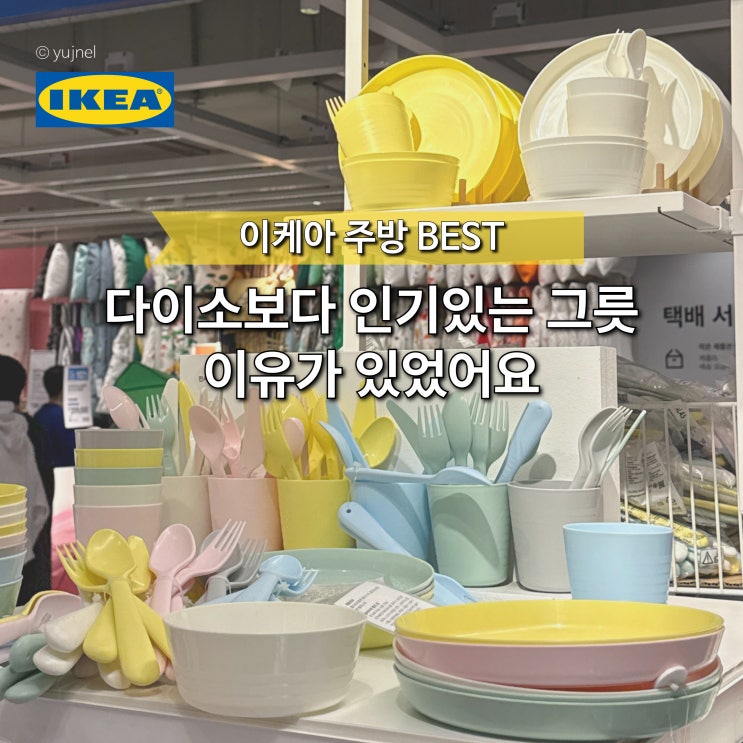 "다이소가 더 비쌀 때도 있네요" 이케아 접시, 괜히 베스트 추천템이 아니었습니다