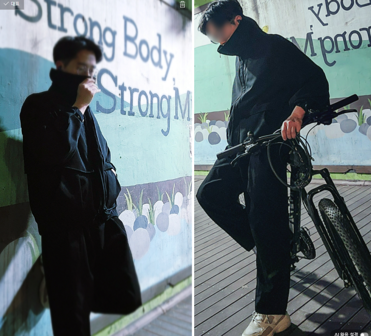  지오송지오 하이넥 볼륨 점퍼 블랙 후기｜한강 야경 코디, 여행에서 더 빛나는 시크룩