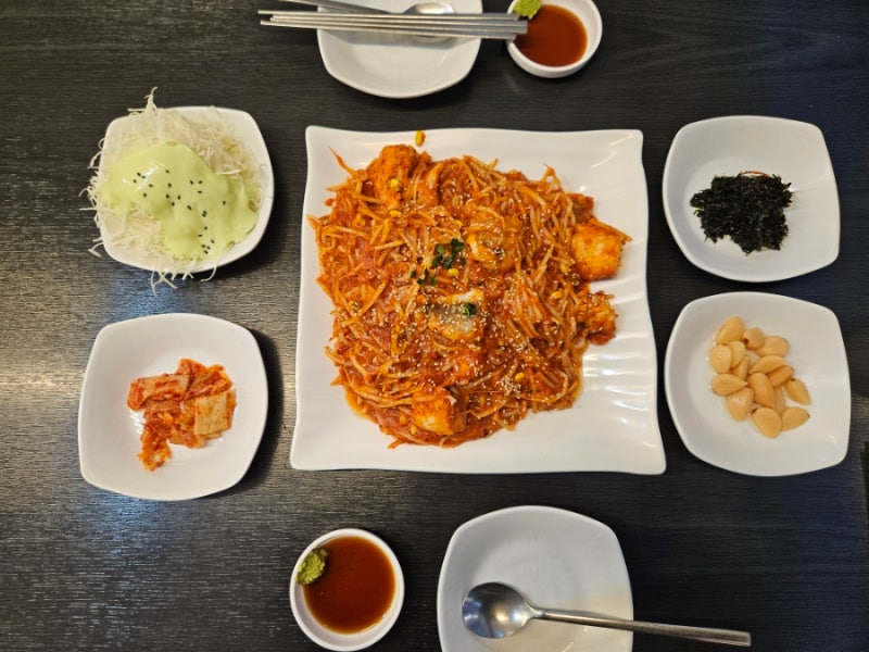 대구 두류역 맛집 신미조리해물찜 서구평리점 순살아구찜 후기