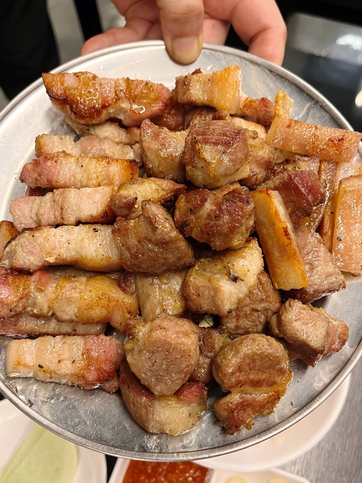  칠곡 석적 삼겹살 맛집 아이랑 가족외식 하기 좋은 구워주는 고기집 박대박왕소금구이