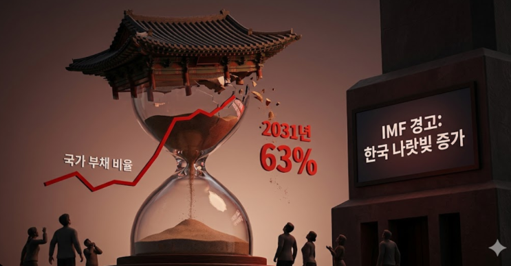  "2031년 韓 빚 63%까지 늘어날 것" IMF 경고, 무엇을 말할까