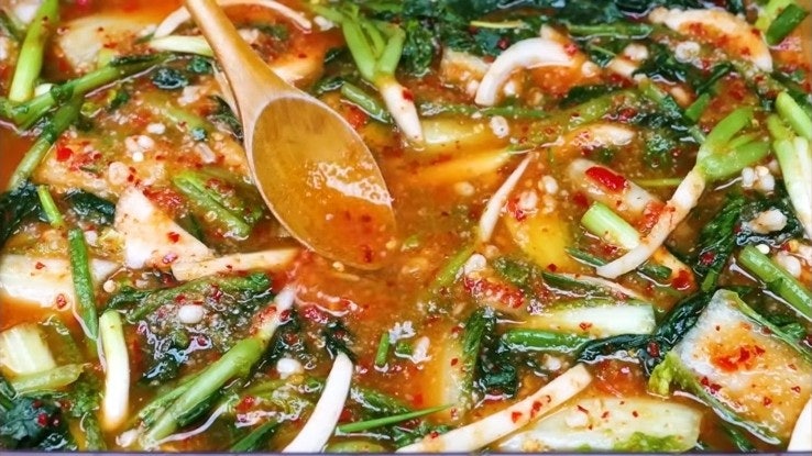 풀 쑤지 않아도 되는 보리 열무물김치 담그는 법 레시피 - 김대석 셰프
