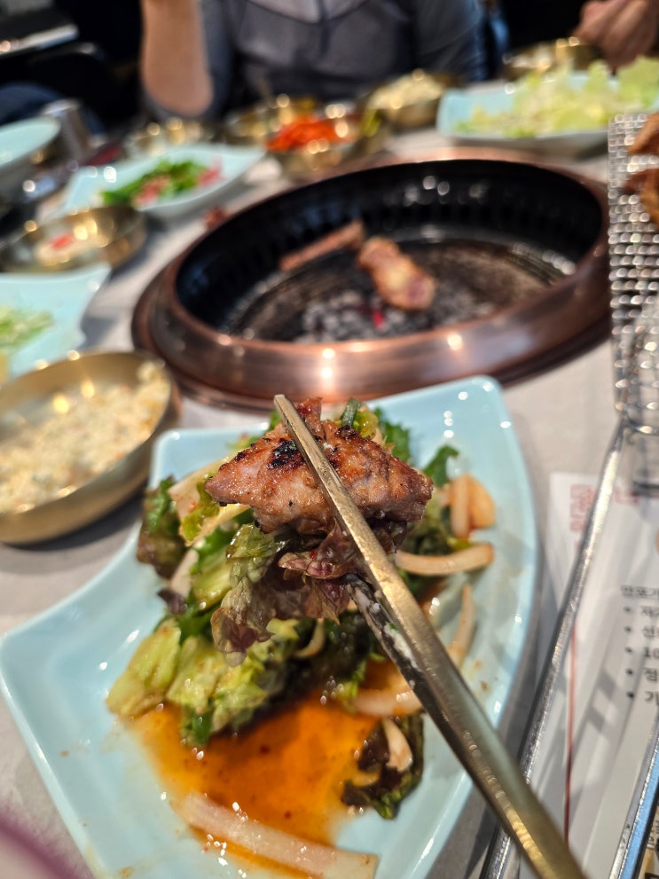  양주 돼지갈비 맛집 대형 고기집 만포가든