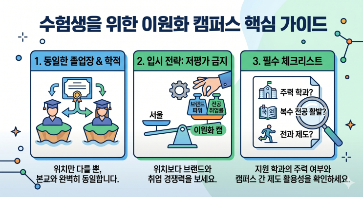  분교라니요? 인서울 부럽지 않은 이원화 캠퍼스의 반란, 성균관대·경희대 입결 집중 분석