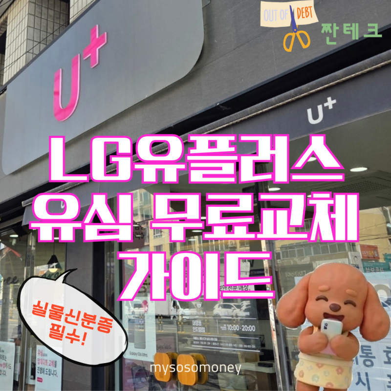 [짠테크] LG유플러스 유심 무료교체 후기 (대상조회·매장예약·교체 전후 체크리스트)