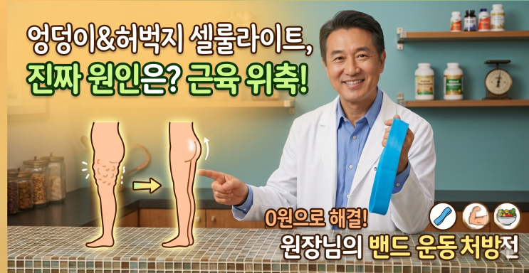  스쿼트 수백 개 해도 안 빠지는 엉덩이 셀룰라이트, 진짜 범인은 '이것'!   (의사작성)