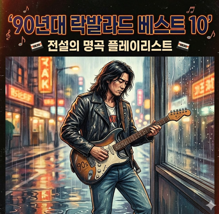  90년대 락발라드 베스트 10, 이 곡들이 그 시절 전성기였던 이유