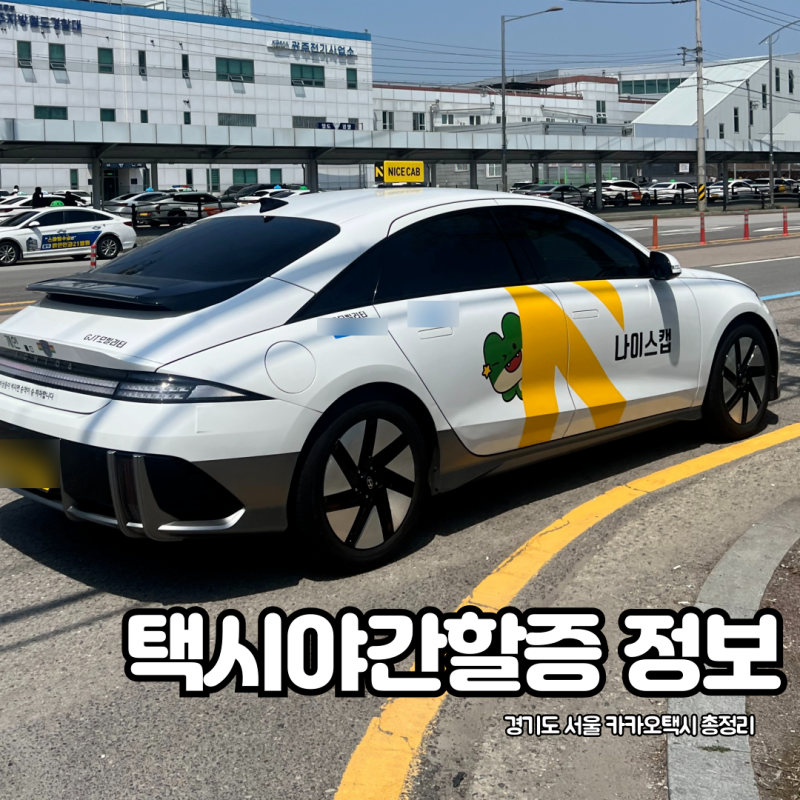 택시야간할증 2026년 최신정보 경기도 서울 카카오택시 총정리