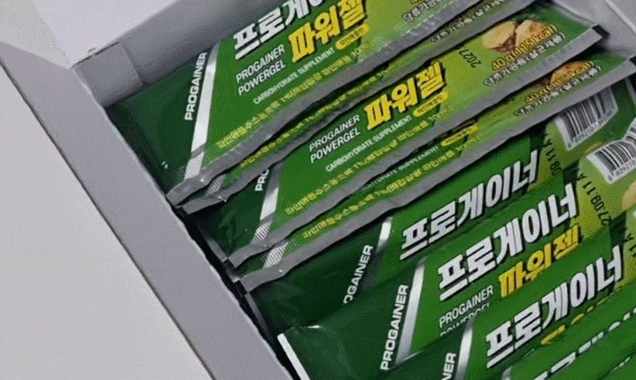 [에너지젤추천] 러닝에너지젤 프로게이너 파워젤 파인애플맛 먹어보자!!