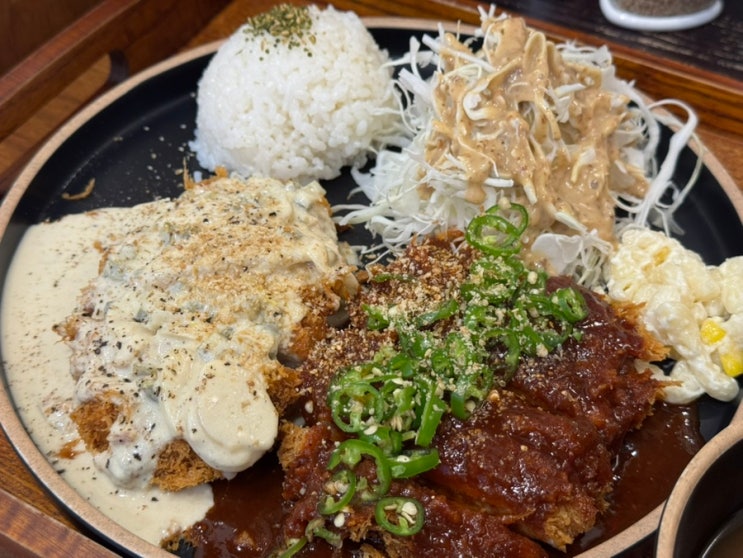  [서울일상] 카츠업 망원점 - 망원동점심맛집 카츠업 망원점! 합정역 인근 망원점심 돈까스 전문점 방문후기! 시그니처메뉴 반반카츠, 돈카츠+냉모밀 정식 식사후기!