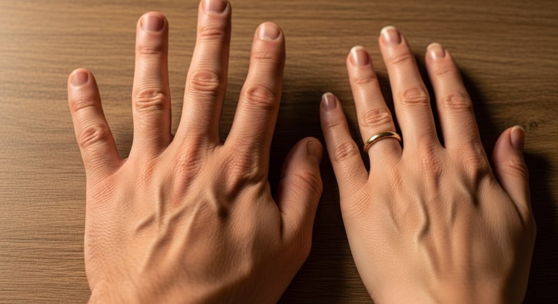 2수지 4수지(검지와 약지) 길이가 다른이유는? 재미로 확인하세요!
