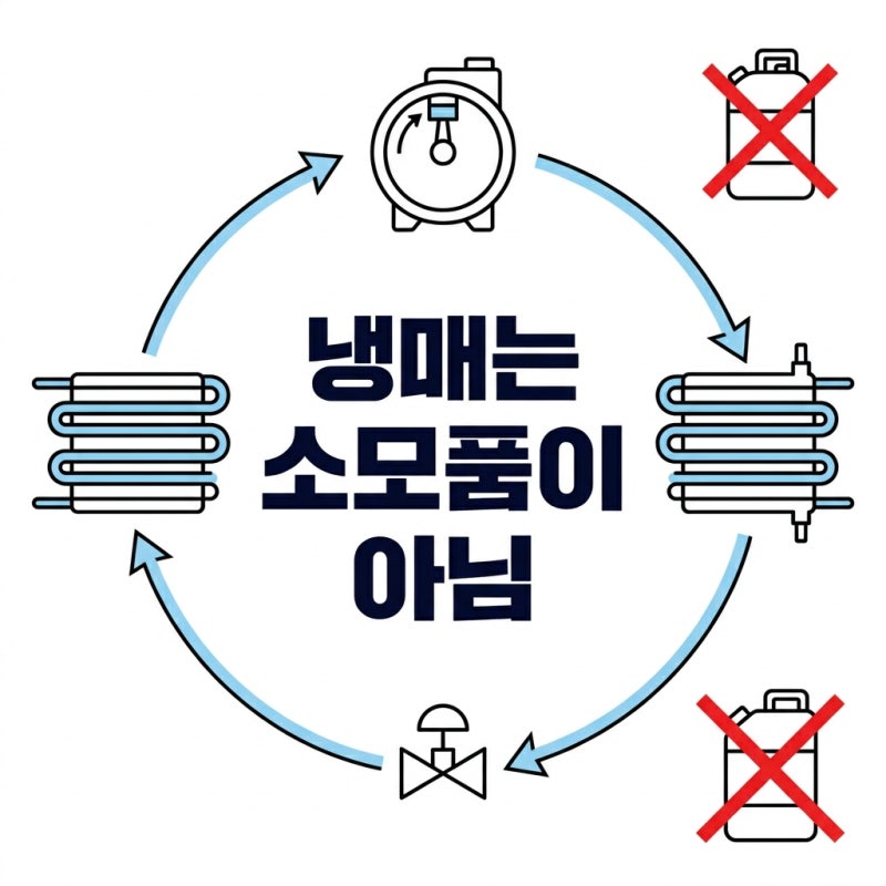 자동차에어컨가스충전비용 매년 하면 호구임