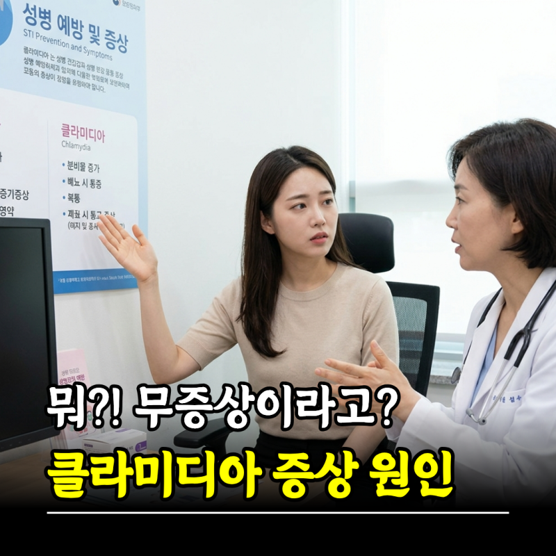 무증상이라고? 클라미디아 증상 원인
