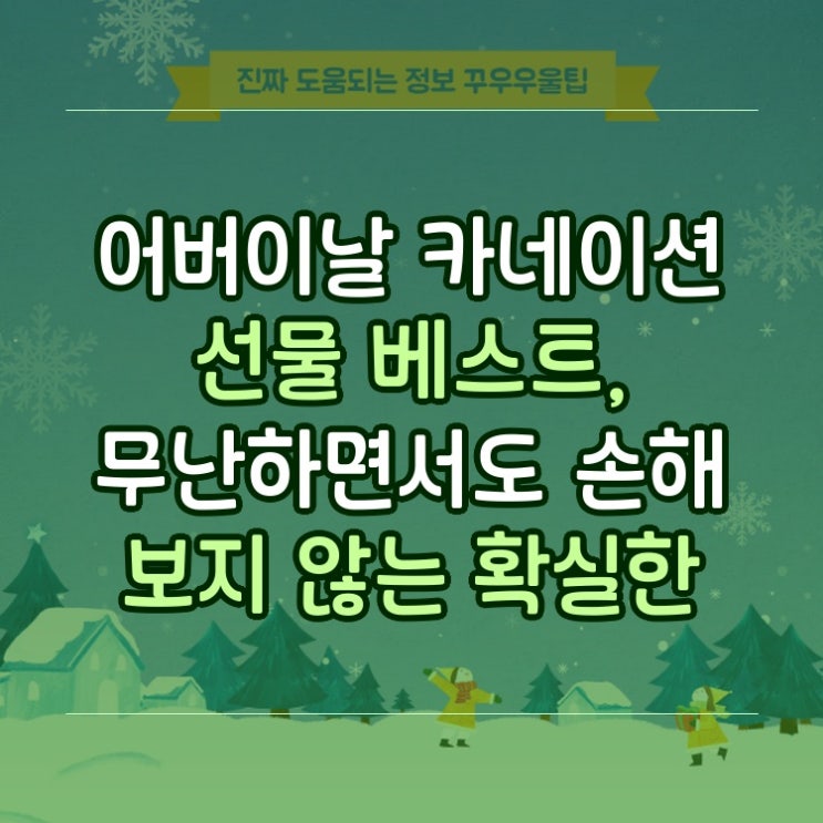  어버이날 카네이션 선물 베스트, 무난하면서도 손해 보지 않는 확실한 선택