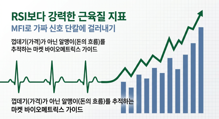  [MFI지표]RSI보다 강력한 ‘근육질 지표’, MFI로 가짜 신호 단칼에 걸러내기