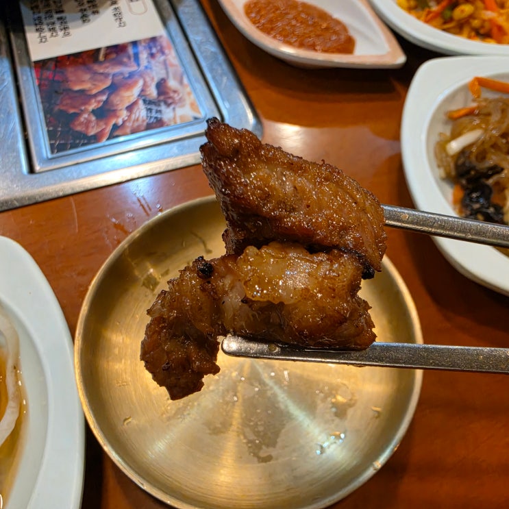 양평 돼지갈비 맛집 우창갈비, 정육점 경력 사장님이 만든 고기