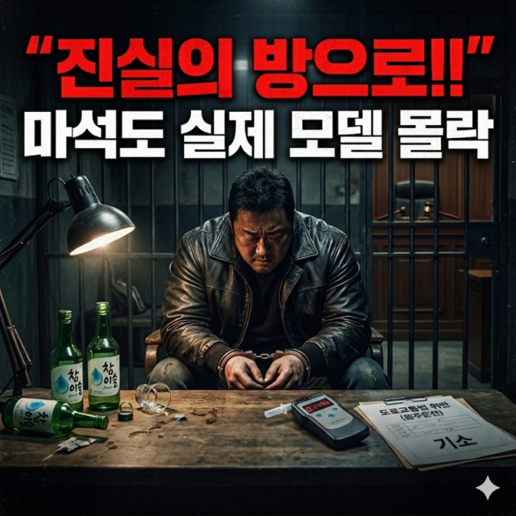  진실의 방으로!! 마석도 실제 모델 '왕건이파' 소탕 영웅의 몰락!!(feat. 음주운전)