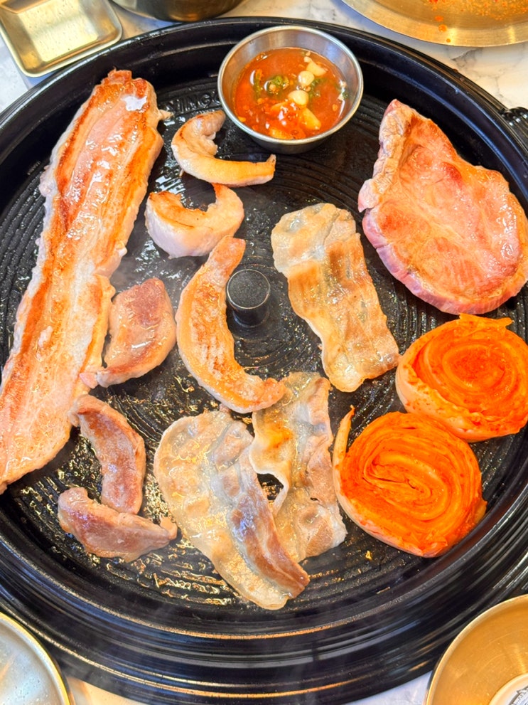  송도 한돈한우 정육식당 송도실비 고깃집