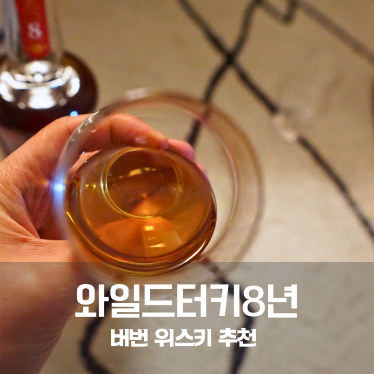  와일드터키 8년 후기 미국 버번 위스키 입문 추천