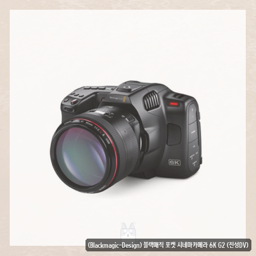 블랙매직시네마 찾아 봤다면 포켓 6K G2 PYXIS 6K 후기 확인