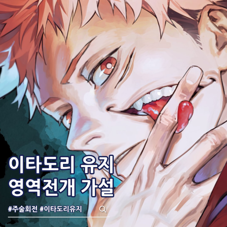  주술회전 이타도리 영역전개 능력 가설 3가지