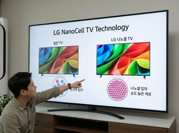  LG 나노셀 86인치 TV화질 벽걸이 엘지 신혼가전추천