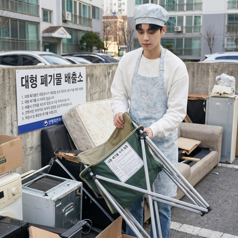 캠핑 의자 버리는법 대형 폐기물 스티커 가격 vs 분리배출 방법 (2026 최신)