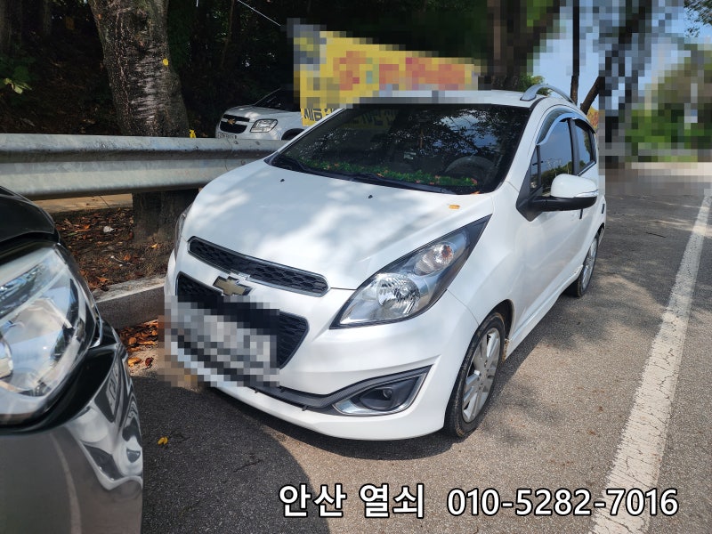 안산차키분실 쉐보레 스파크 차키 제작? 현장에서 완벽 복원 및 폴딩키 열쇠 복사 사례