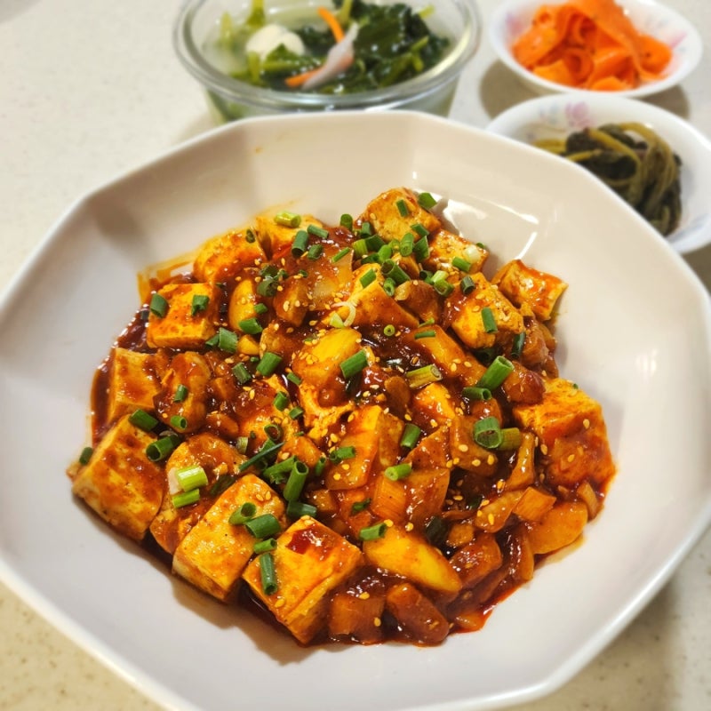 집에서 즐기는 사천식 마파두부 만들기