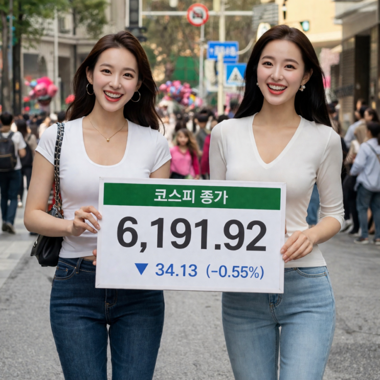  코스피 6,191.92 하락 마감 배경은 미국과 이란 간 2차 협상을 앞두고 관망 심리 (4/17)