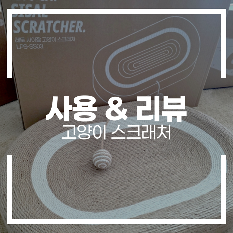 레토 고양이 스크래쳐 | 사이잘삼 LPS-SS03 구매 후기