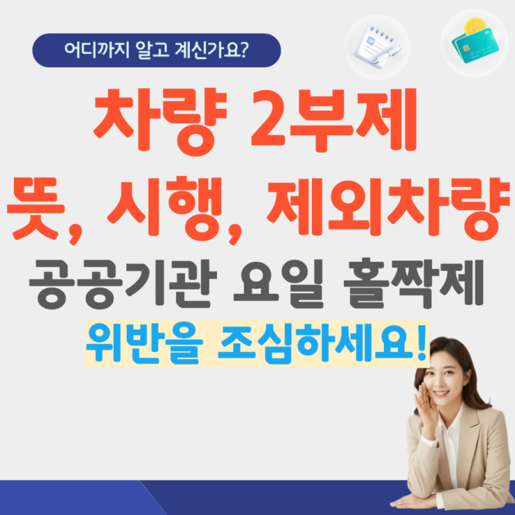  차량2부제 뜻 요일 제외차량 가이드 시행 홀짝제 위반 시행일 공공기관 전기차 하이브리드 경차 언제까지 시간 대상 기준