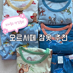 내구성 좋고 가벼운소재, 색감 예쁜 아이 내복 찾으신다면 오르시떼 내돈내산 후기