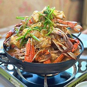 여수 모사금해수욕장 꽃게찜 꽃게탕 맛집 오천집