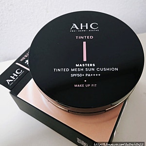 내돈내산 파데프리 쿠션- AHC 마스터즈 틴티드 메쉬 선 쿠션 15g